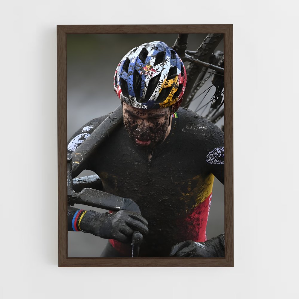Poster Course Boueuse – affiche Cyclisme (vue 5)